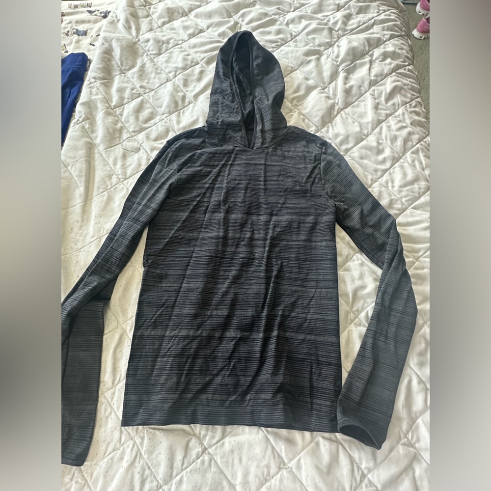 Black Striped Long Sleeve Top